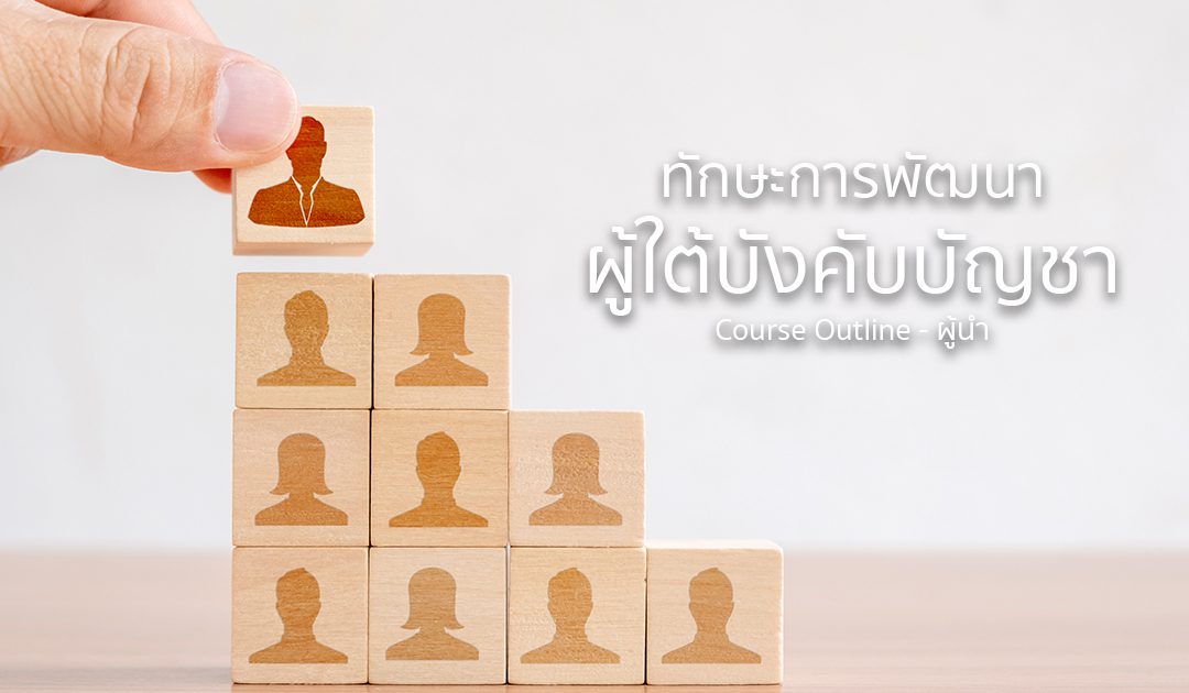 ทักษะการพัฒนาผู้ใต้บังคับบัญชา | ทำงานด้วยใจ | Course Outline – ผู้นำ